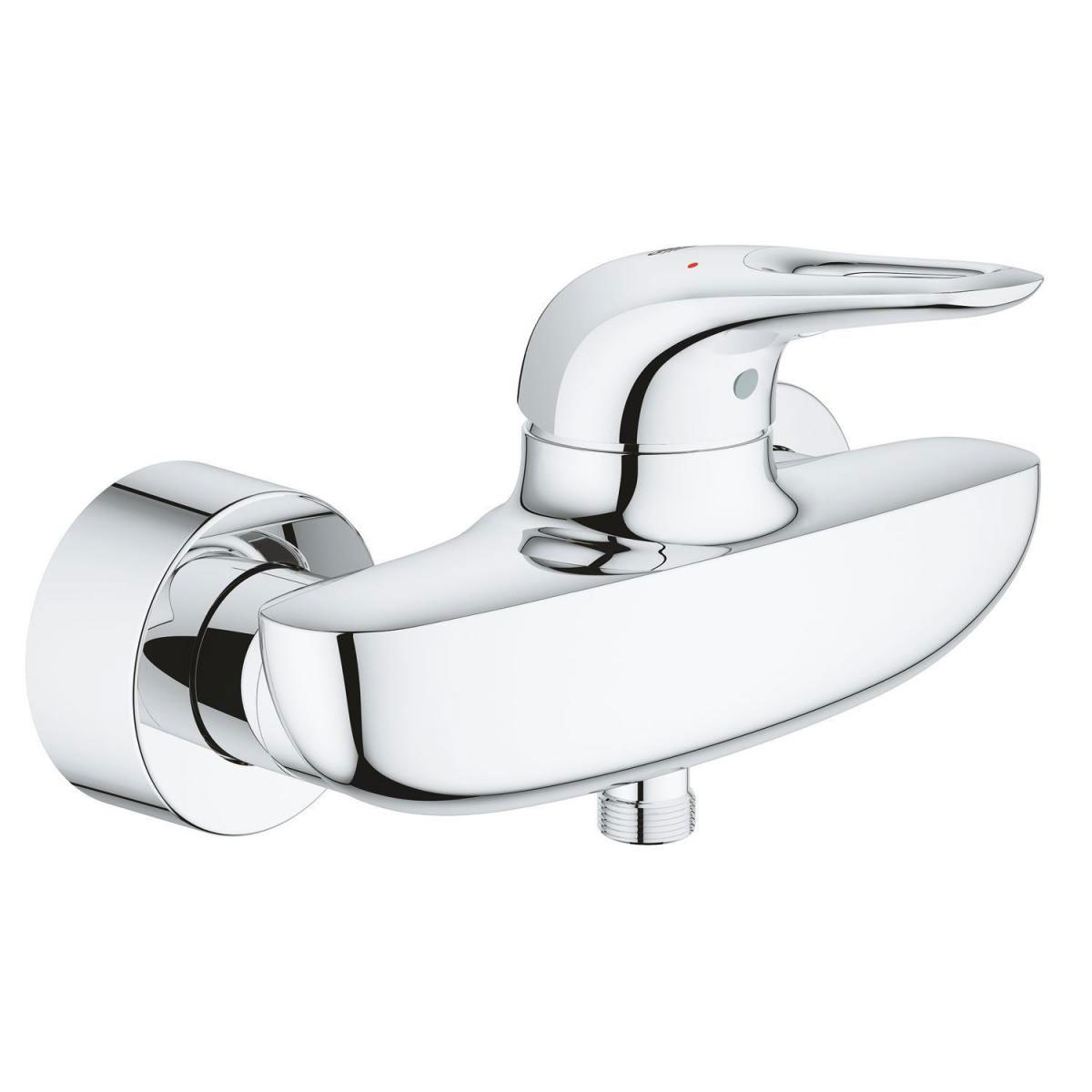 Grohe Einhand-Brausebatterie Eurostyle S-Size Hebel offen | 206003