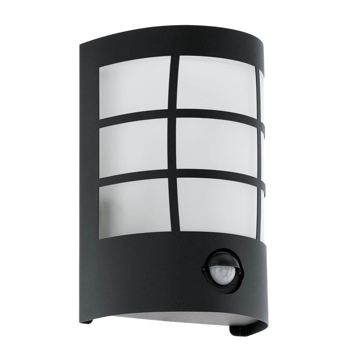 Eglo LED-Außenwandleuchte Cerno 1 mit Sensor schwarz | 207020