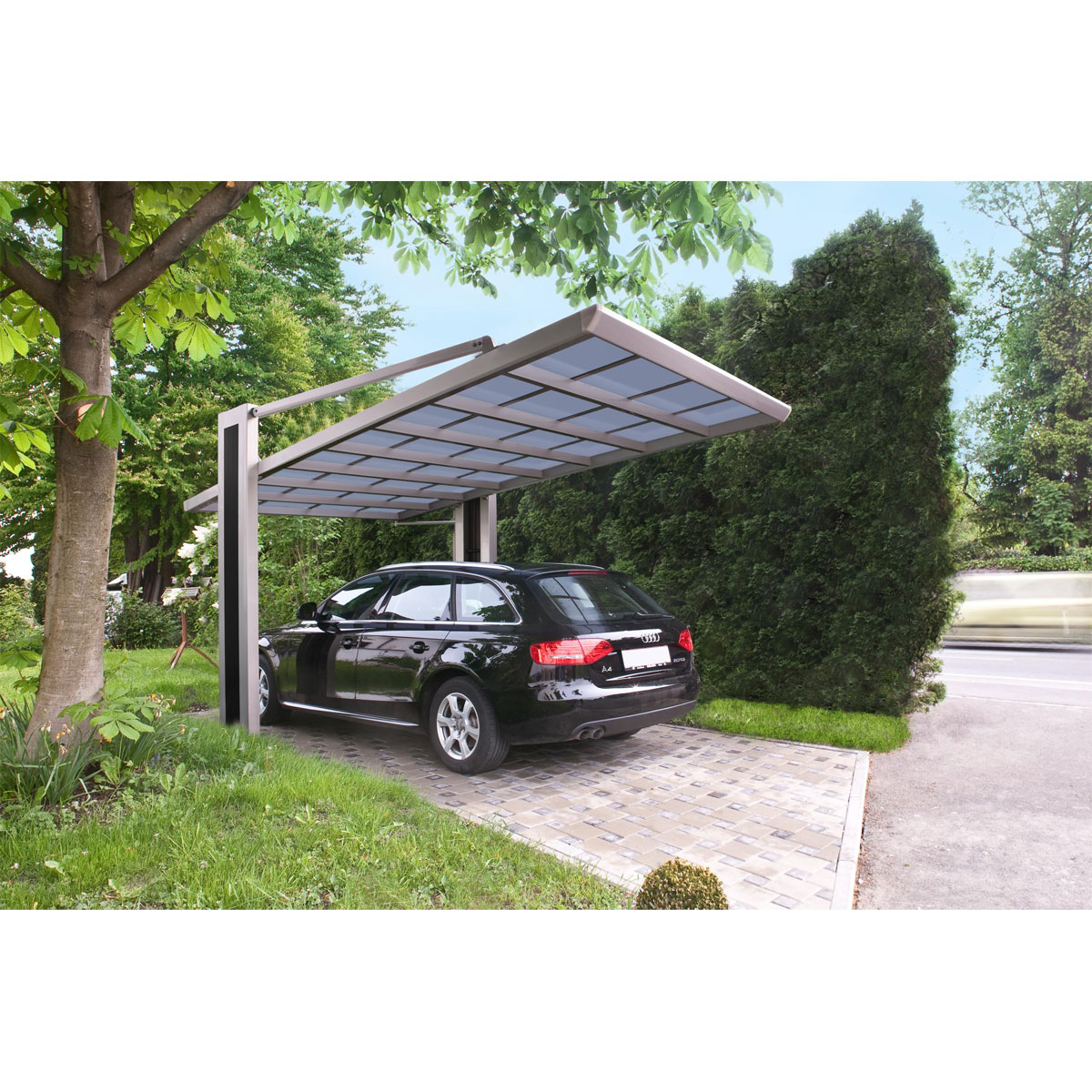 Ximax Carport Alu My-Port 150 Typ 2450 Edelstahl-Look SH | 207346 – Bild 4