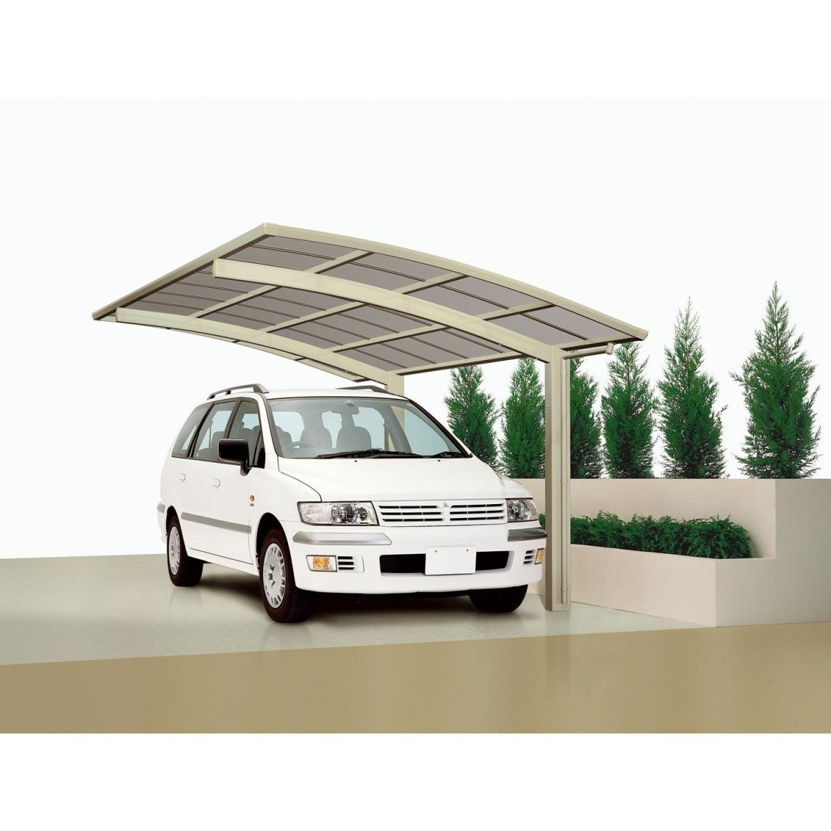 Ximax Carport Alu Portoforte 80 Edelstahl-LookSL und SB | 207530