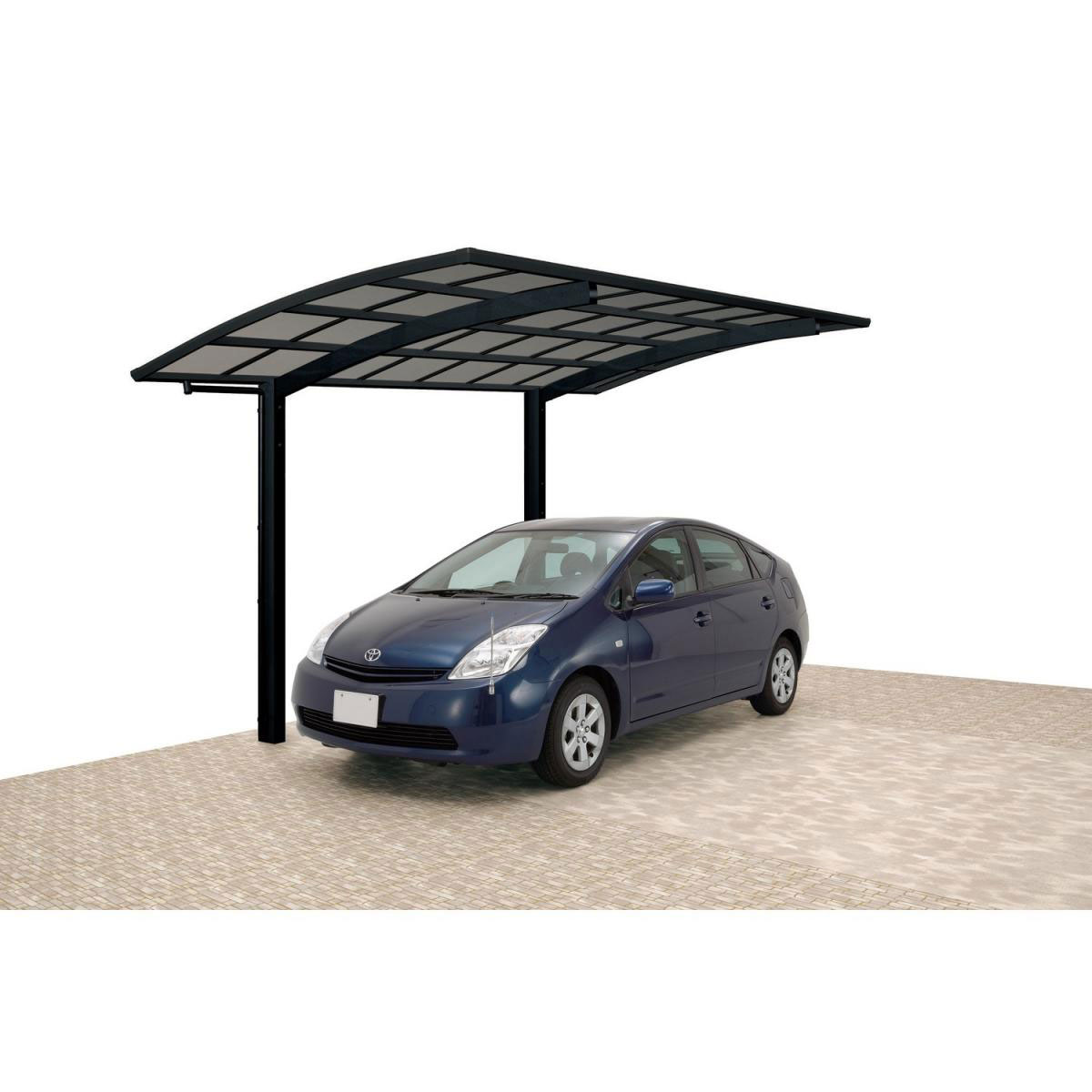 Ximax Carport Alu Portoforte 80 SchwarzSL und SB | 207668