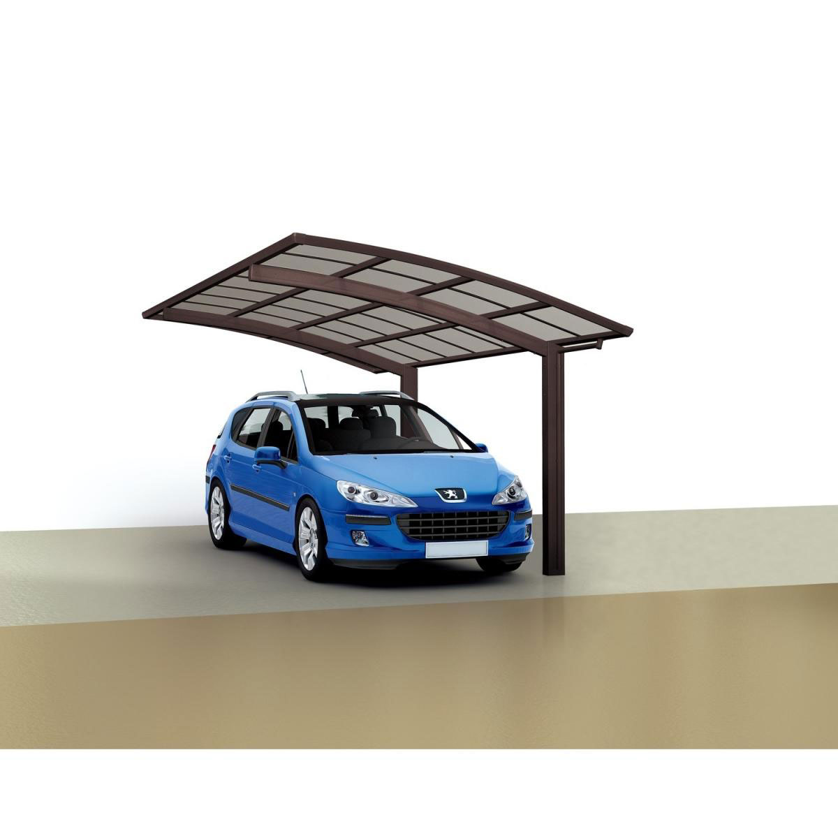 Ximax Carport Alu Portoforte 80Mattbraun SL und SB | 207670