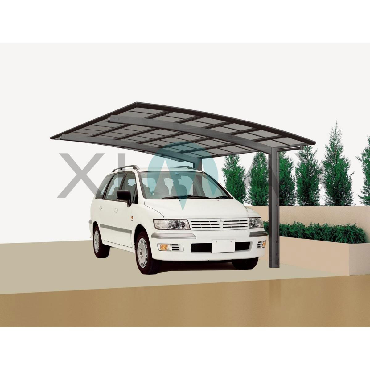 Ximax Carport Alu Portoforte 110 Mattbraun SL und SB | 207700