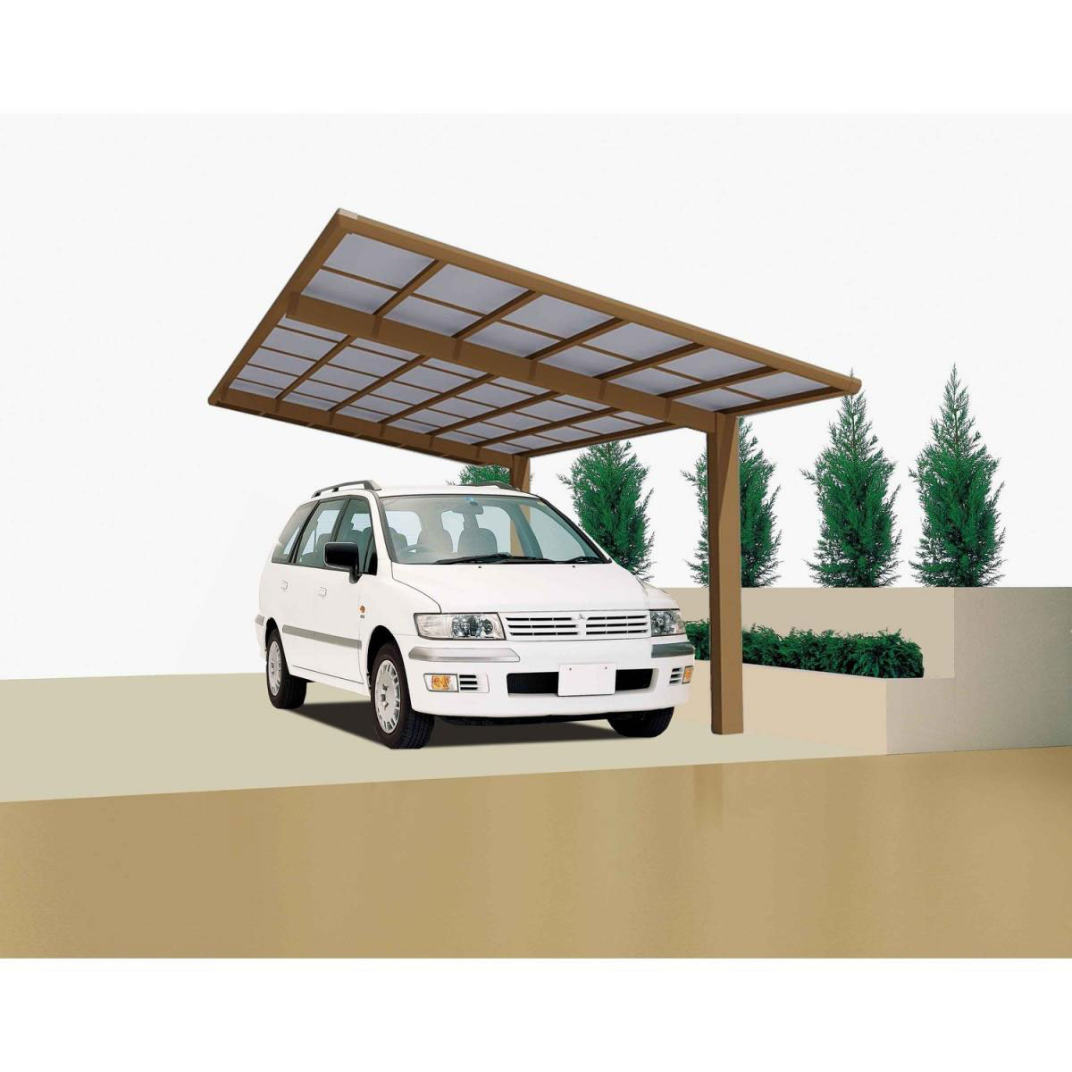 Ximax Carport Alu Linea 110 BronzeSB | 207801