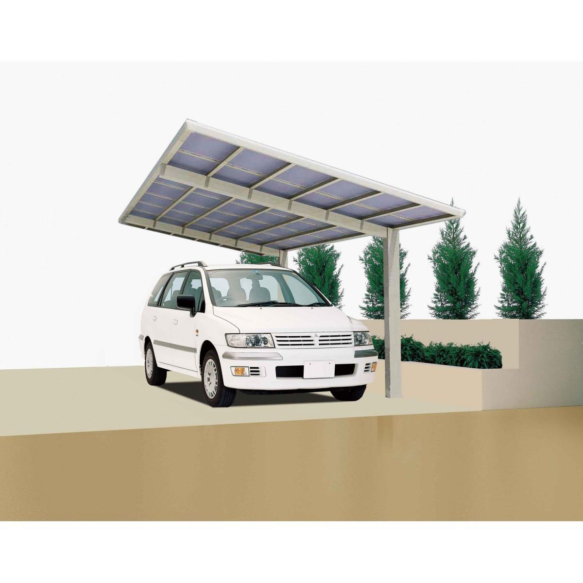 Ximax Carport Alu Linea 110 Edelstahl-LookSL und SB | 207860