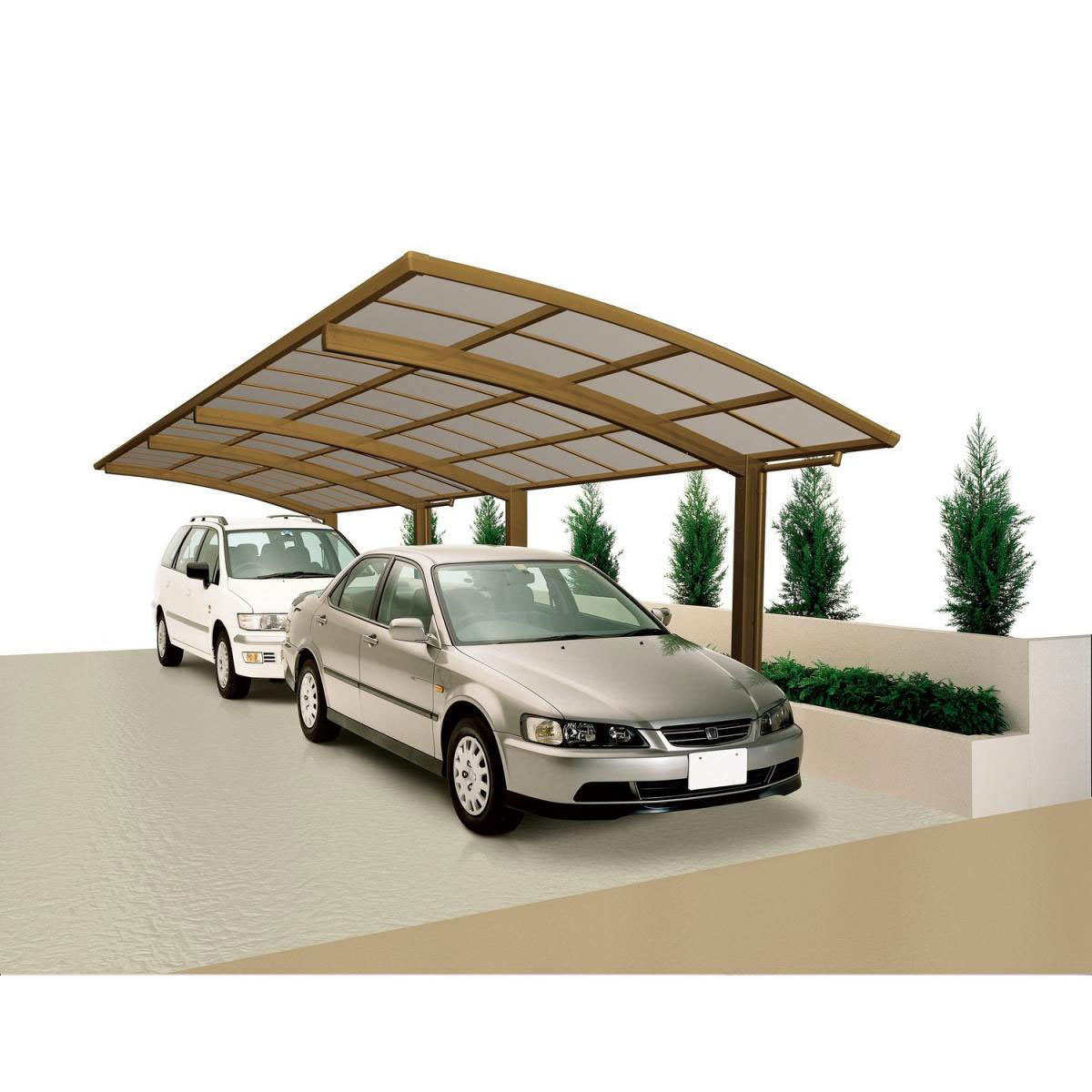 Ximax Carport Alu Portoforte 80 BronzeTandem | 207864