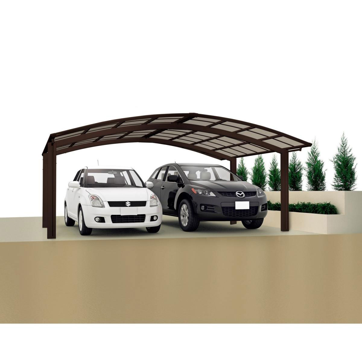Ximax Carport Alu Portoforte 80 Schwarz M-Ausführung | 207866