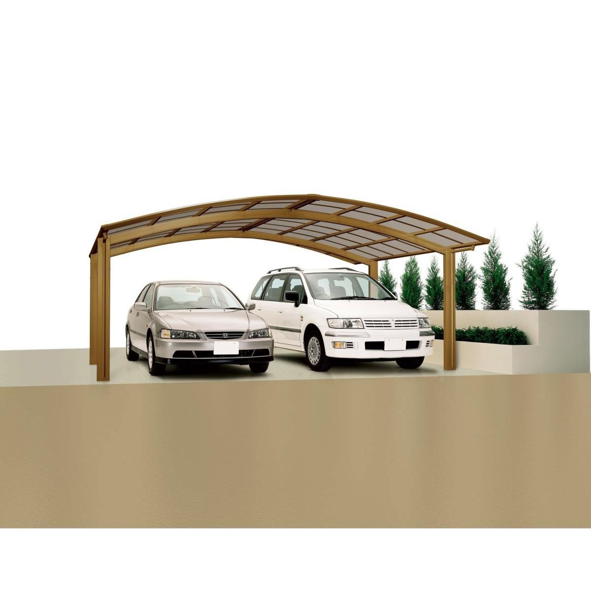 Ximax Carport Alu Portoforte 80 Bronze M-Ausführung | 207867