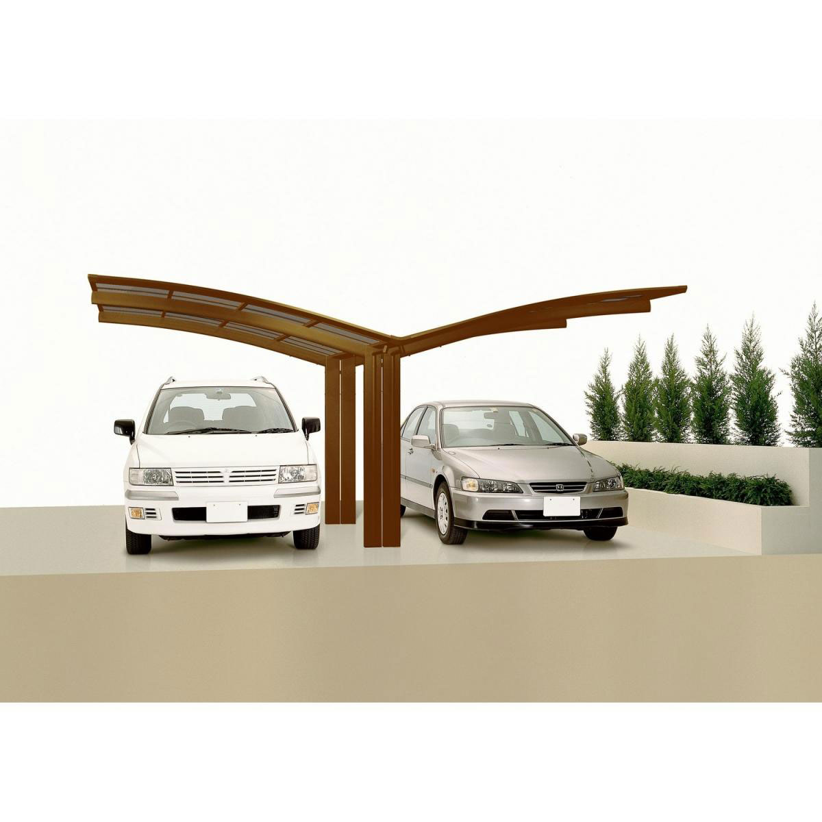 Ximax Carport Alu Portoforte 80 Bronze Y-Ausführung | 207870
