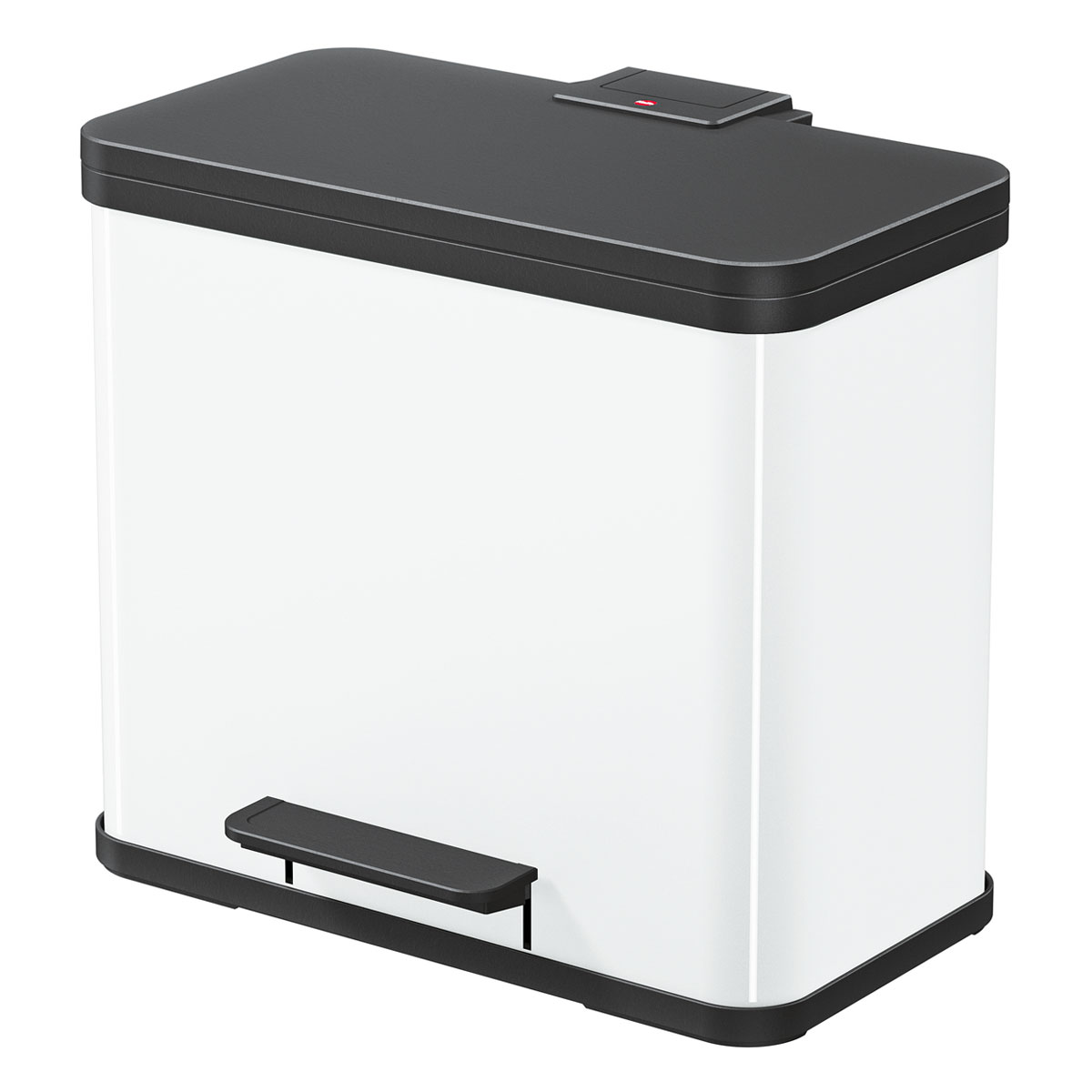 Hailo Trenn-Mülleimer Oeko Trio Plus L 3 x 9 L weiß | weiß | 3x9 | 210955