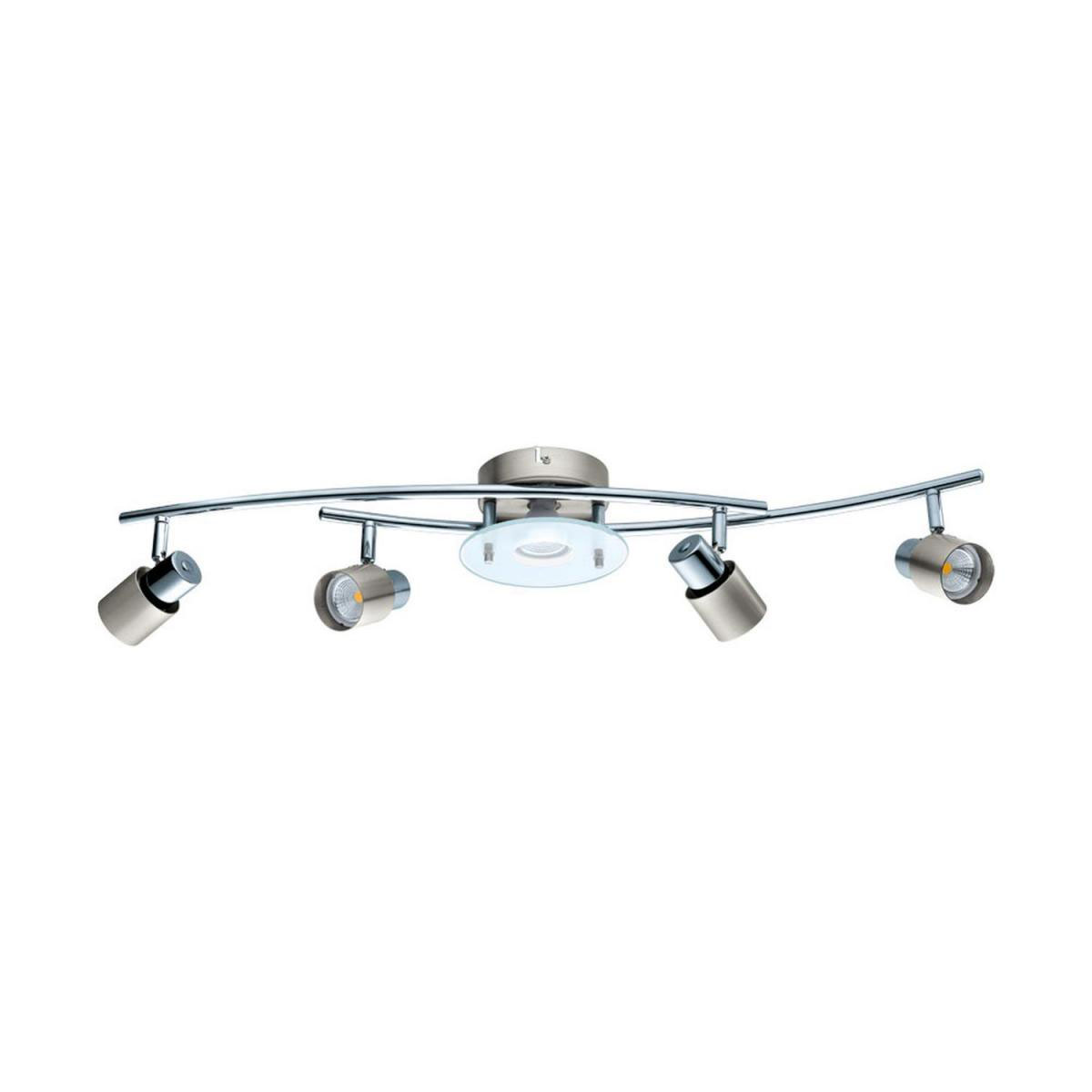 Eglo LED-Deckenleuchte Vallida-SD chrom-weiß | 211087