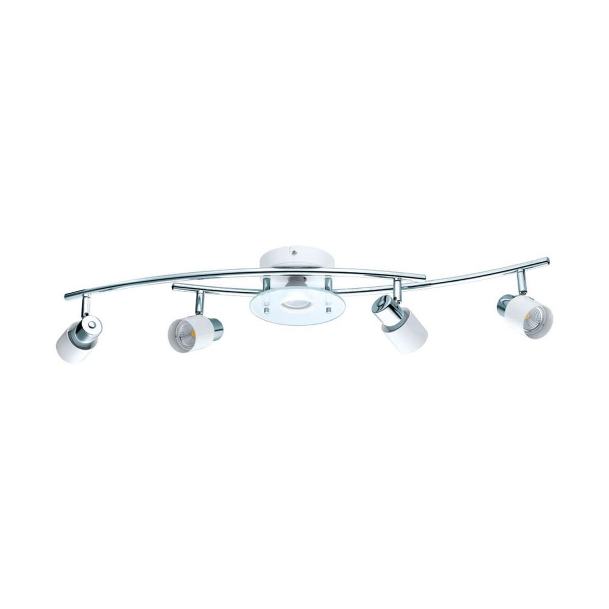 Eglo LED-Deckenleuchte Vallida-SD weiß/chrom-weiß | 211089