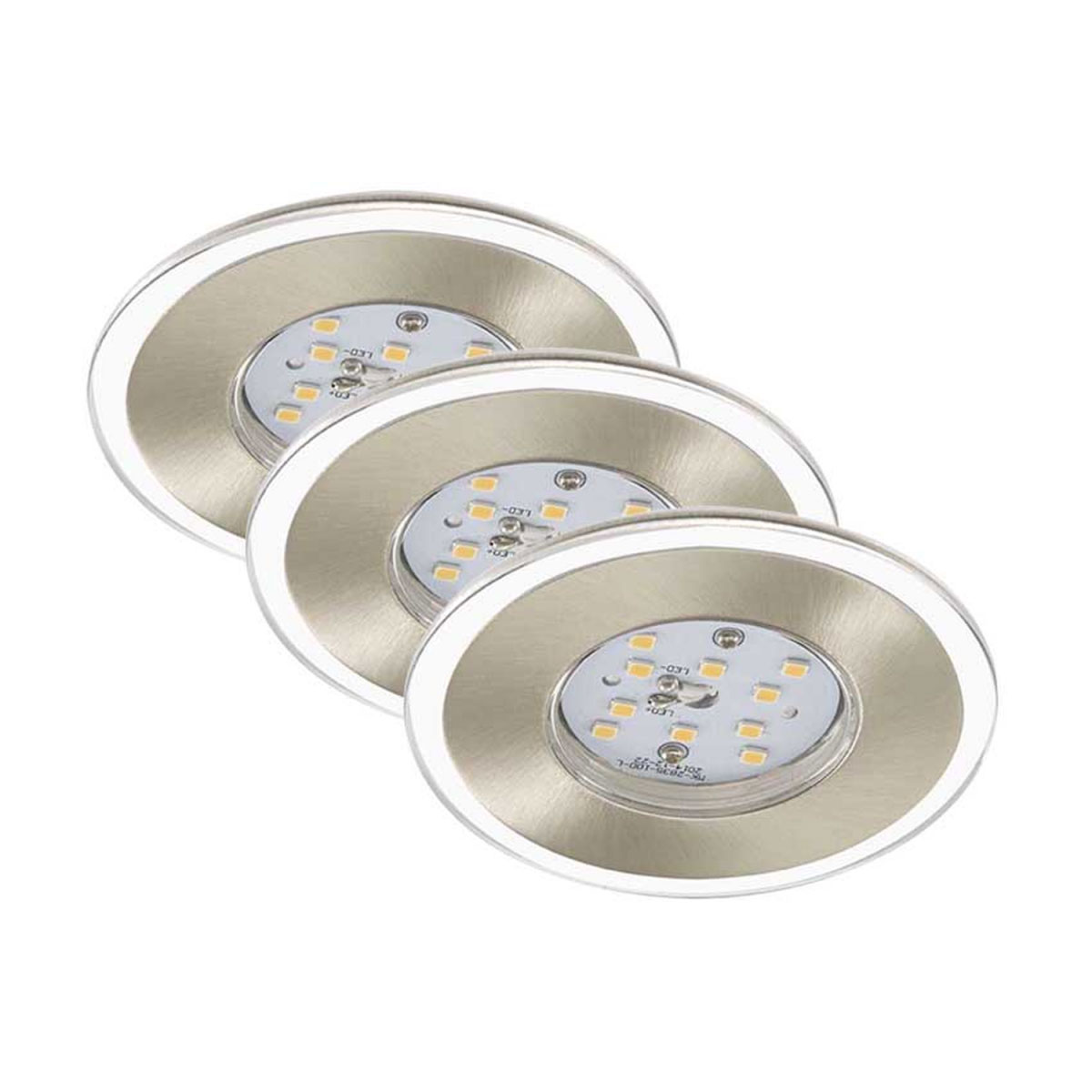 Briloner LED-Einbauleuchtenset Attach matt 3-flammig 3x | 212163