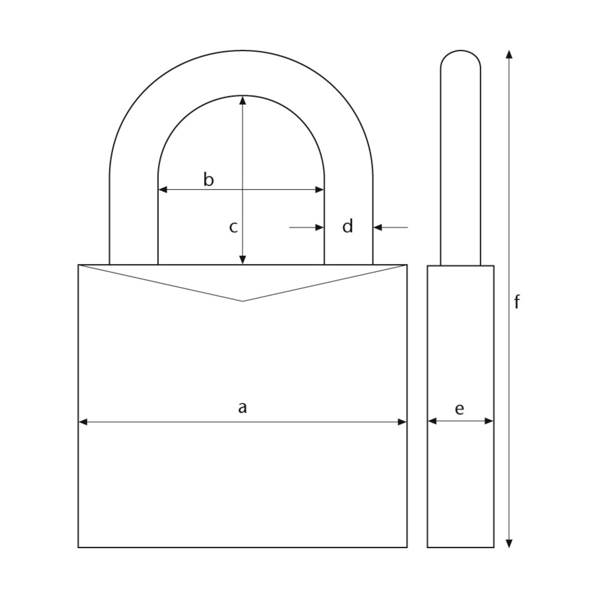 Abus Vorhängeschloss 85 40 mm Messing | 212737 – Bild 4