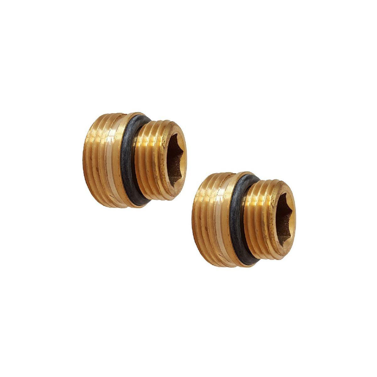 Reduziernippel für Zweirohr-Hahnblock 1/2" x 3/4" | 214614
