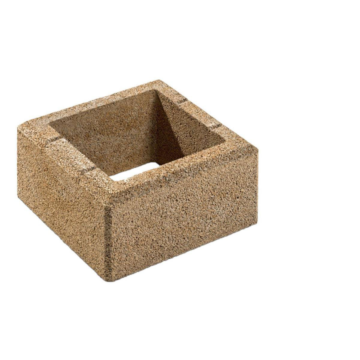 Diephaus  Gartenmauersteine 37,5 x 37,5 x 20 cm Sandstein-Pfeilerst. | 218070