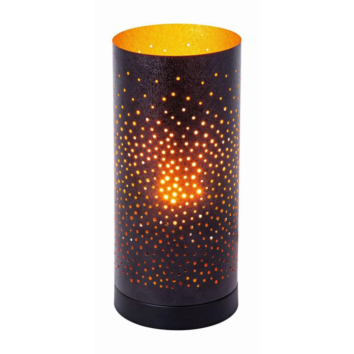 Flector LED-Tischleuchte Kamina schwarz-gold 12 x 27 cm | 219905