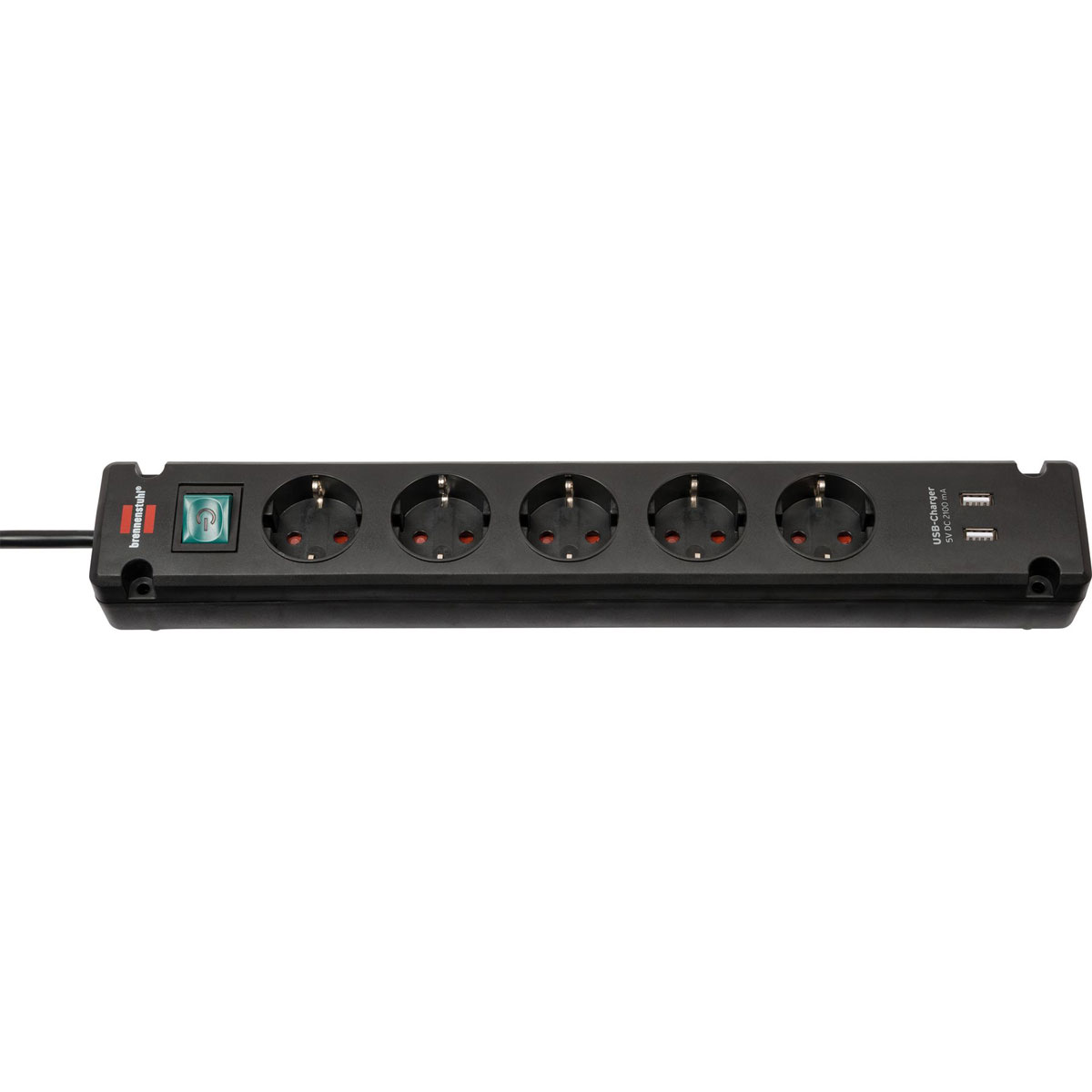 Brennenstuhl Steckdosenleiste Bremounta 5-fach mit USB | 223594
