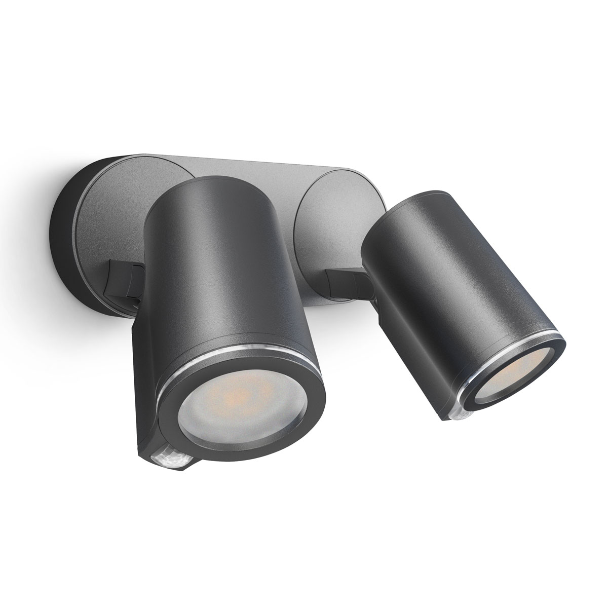Steinel LED-Außenstrahler mit Bewegungsmelder Spot DUO S anthrazit | 223613