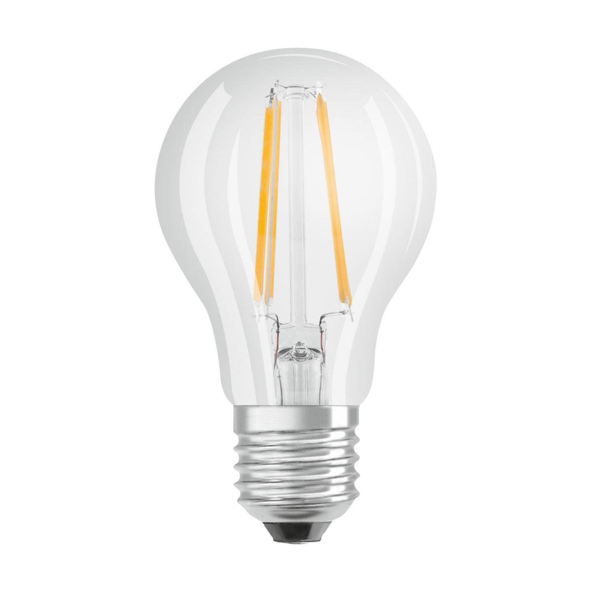 Osram 2x LED-Glühlampe Filament E27 6 Watt warmweiß klar | 224477