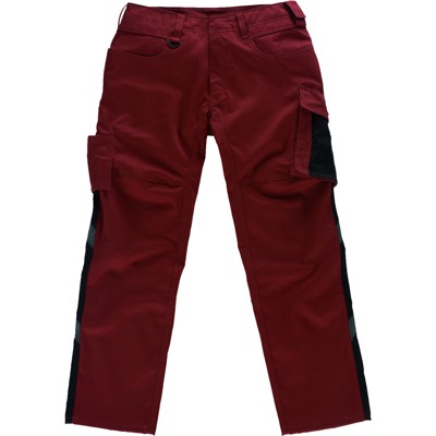 MASCOT® - Berufshose Oldenburg 12579-442, rot/schwarz, Größe C46, 90