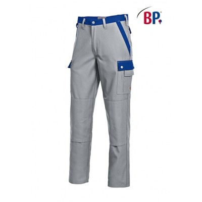 BP® - Arbeitshose 1815 720 hellgrau/königsblau, Größe 102