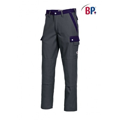 BP® - Arbeitshose 1815 720 dunkelgrau/dunkelblau, Größe 24