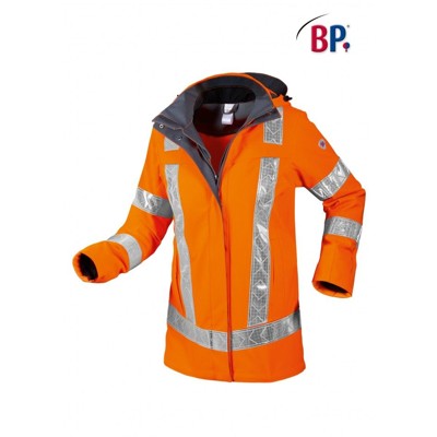 BP® - Damen-Wetterschutzjacke 2127 880, warnorange, Größe S