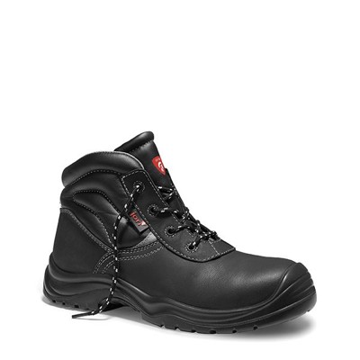 JORI® Professional - Sicherheitsschnürstiefel BASIC Compo Mid 16111, S3, schwarz, Größe 45