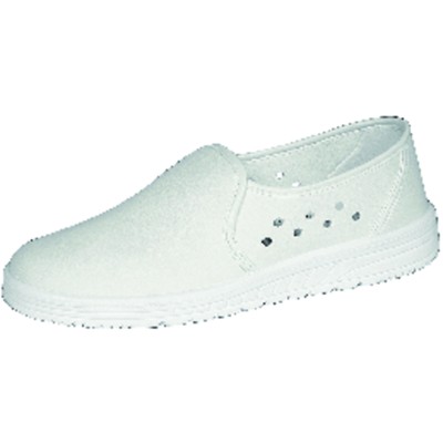 ABEBA® - Berufsslipper air cushion 2370, O1 SRA, weiß, Größe 41