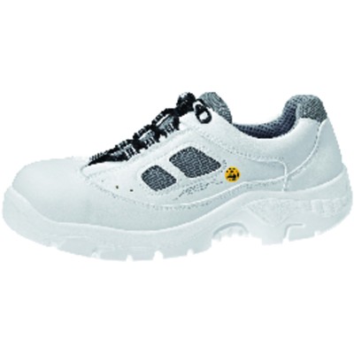 ABEBA® - Sicherheitshalbschuh anatom 2626, S1 SRC ESD HACCP, weiß, Größe 48