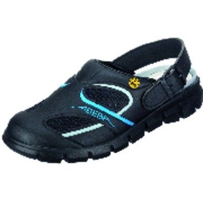 ABEBA® - Berufsclog Dynamic 37341, OB FO SRC ESD, schwarz/blau, Größe 40