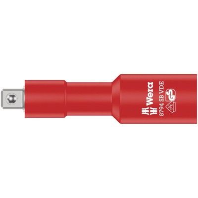 Wera® - Steckschlüssel-Verlängerung 8794 SB VDE VDE 10mm / 3/8" 10mm / 3/8" 91mm