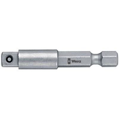 Wera® - Steckschlüsseladapter 870/4 1/4"-Außensechskant / 3/8"-Außenvierkant L: 50mm