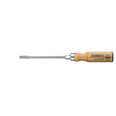Wiha® - Schraubendreher Schlitz 162 Buchenholz Rundgriff 9x1,1x150mm