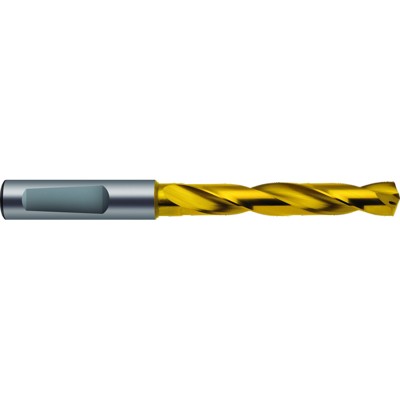 GÜHRING® - Ratiobohrer 1183 DIN 6537L RT 100 U VHM TiN IK RH 140° 18,65mm