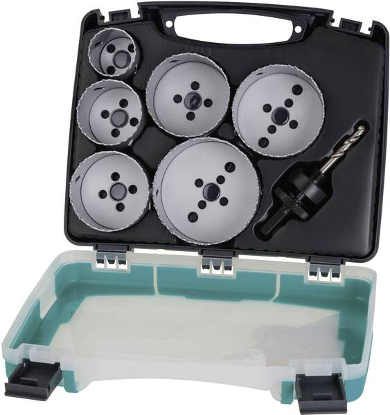 Wolfcraft 5423000 Lochsägen-Set 8teilig 1 Set