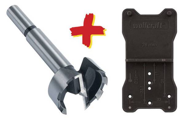 Wolfcraft 8728000 Forstnerbohrer 35 mm Gesamtlänge 90 mm Zylinderschaft 1 St.