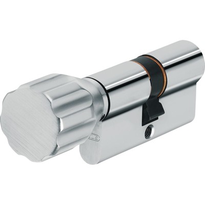 ABUS - Profil-Knaufzylinder,K82,BLZ35/K30,5-stift., gleichschl.,Messing matt vernickelt