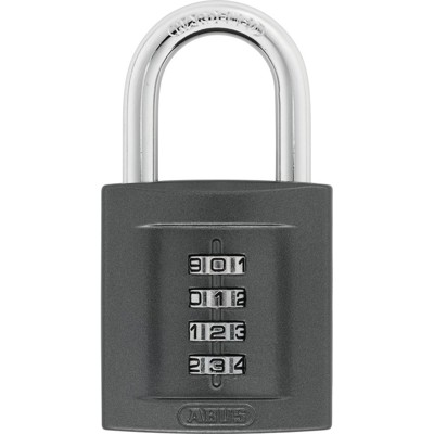 ABUS - AV-Zahlen-Vorhangschloss 158/50 B/DFNLI, Zinkdruckguss, schwarz