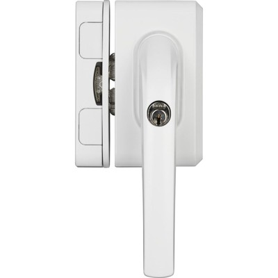 ABUS - FT-Zusatzschloss, abschließbar, FO500N AAL0006, gleichschließend, Stahl weiß
