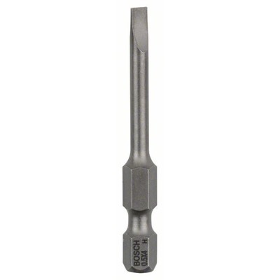 Bosch - Schrauberbit Extra-Hart, S 0,5 x 4,0, 49mm, 3er-Pack (2607001475)