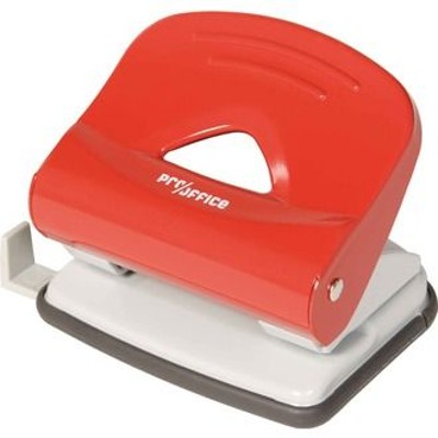 Pro/office - Locher, 2,5mm, rot, f. ca. 25 Blatt
