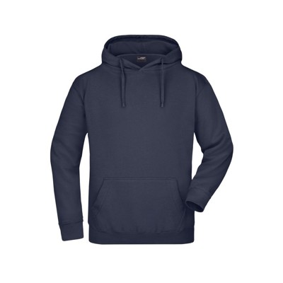 James & Nicholson - Kapuzensweatshirt JN047, navy-blau, Größe M