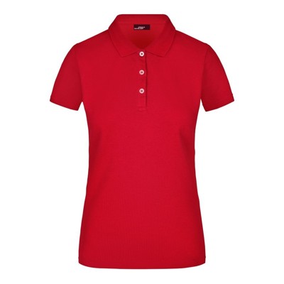 James & Nicholson - Damen Poloshirt Kurzarm JN356, rot, Größe XXL