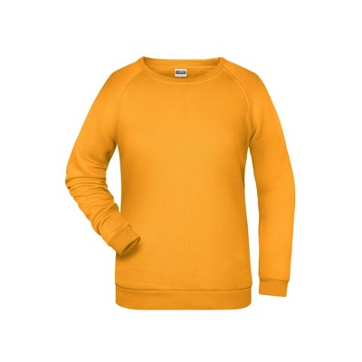 James & Nicholson - Damen Basic Sweatshirt JN793, gold-gelb, Größe 3XL