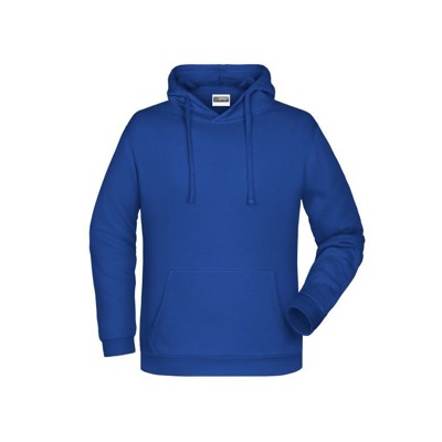 James & Nicholson - Herren Basic Kapuzensweatshirt JN796, dunkel-königs-blau, Größe 3XL