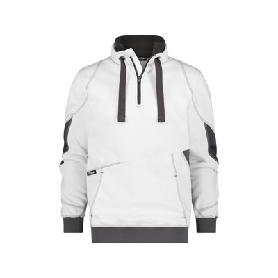 Dassy® - Stellar Sweatshirt, Größe 3XL, WEIß/ANTHRAZITGRAU