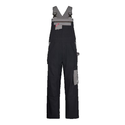 Engel - Safety+ Multinorm Latzhose 3234-825, Schwarz/Grau, Größe 60