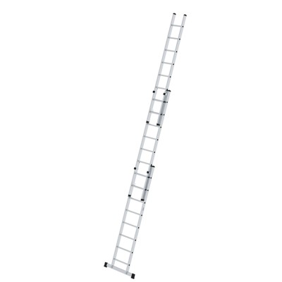 MUNK Günzburger Steigtechnik - Schiebeleiter 3x8 Sprossen, L eingefahren 2500mm, L ausgefahren 5860mm
